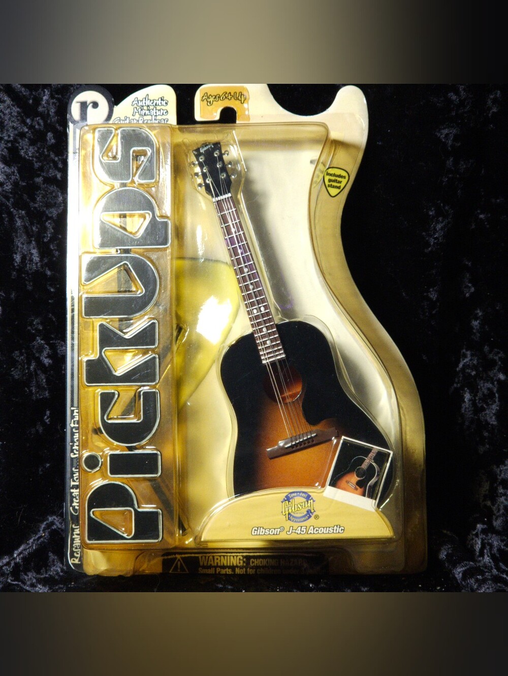 Pick Ups Gibson J-45 Acoustic Vintage Sunburst Miniature Guitar Sealed